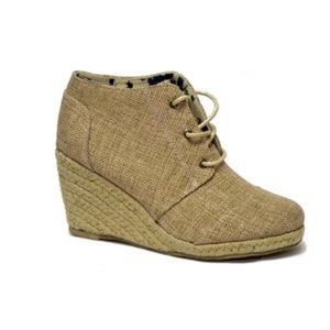 NWOT Shoes of Soul Wedge Booties
